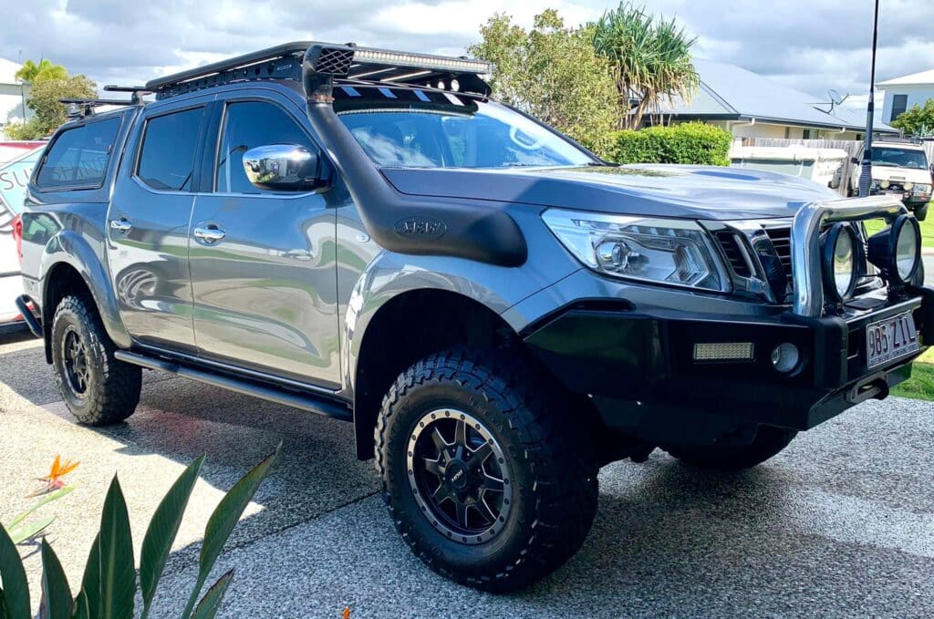 shiny Nissan patrol with ceramic paint protection coating